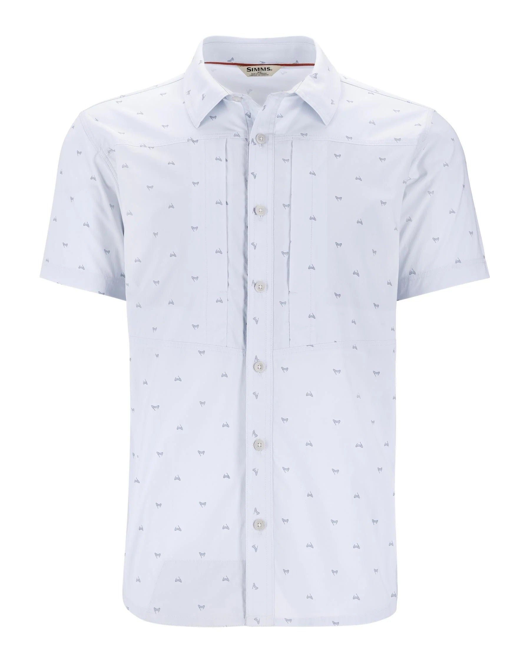 Stone Cold Short Sleeve Shirt- Fishtail Bimini Blue